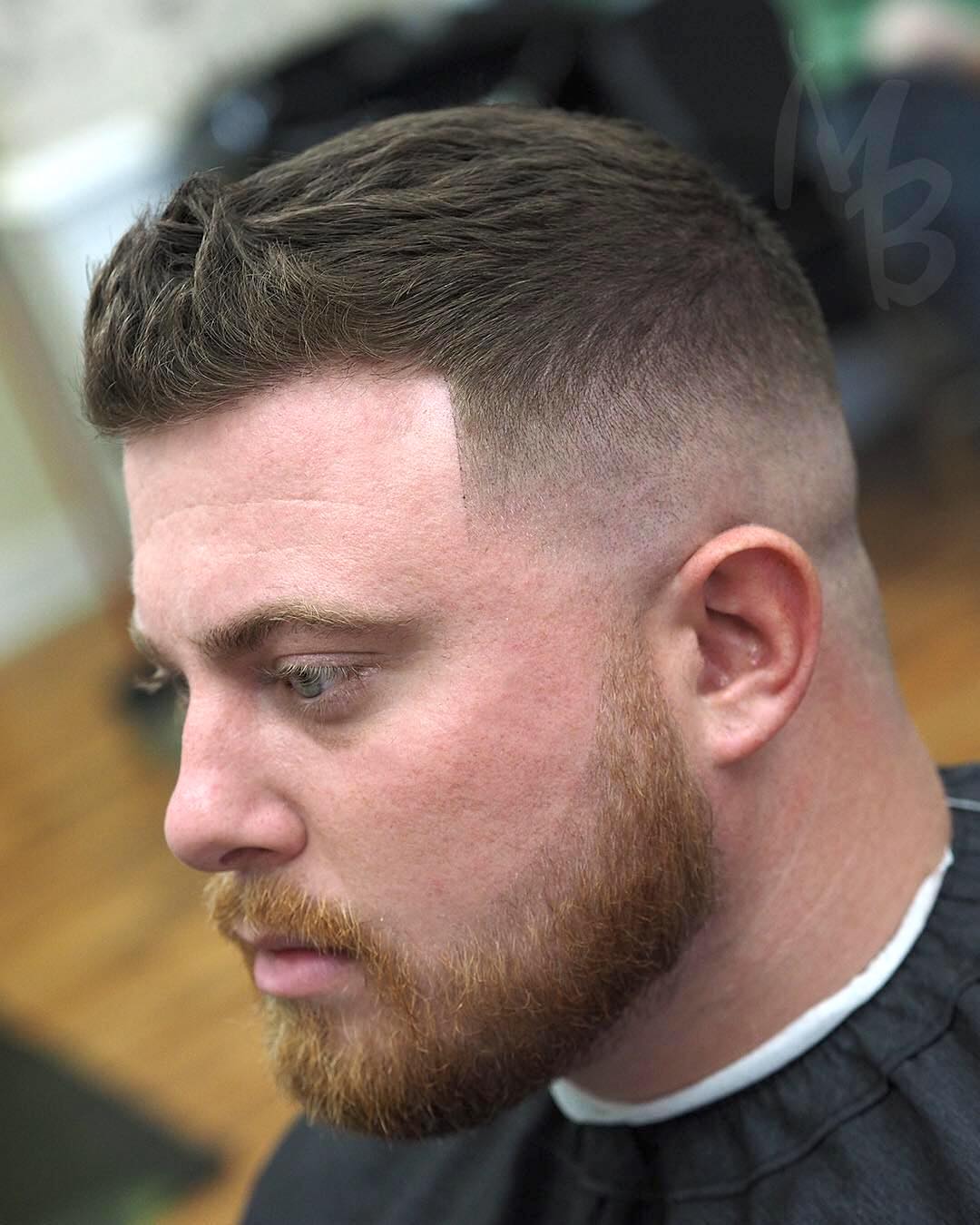 hairbymikebernstein low fade short men haircut quiff