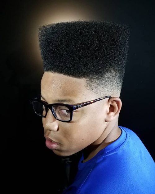 Sharp Drop Fade High Top